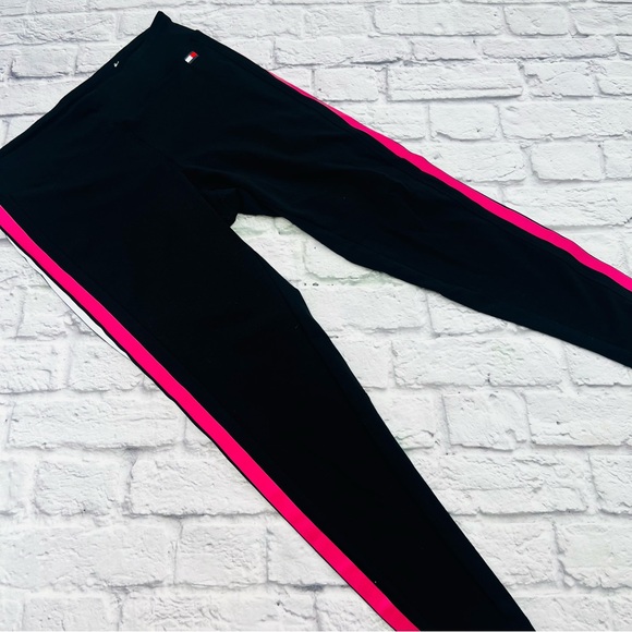Tommy Hilfiger Pants - Tommy Hilfiger Sport Womans 1X Black and Pink Athletic Leggings Athleisure